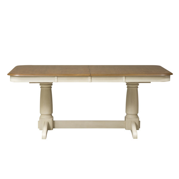 Beachcrest Home Lytham Extendable Solid Wood Dining Table Wayfair
